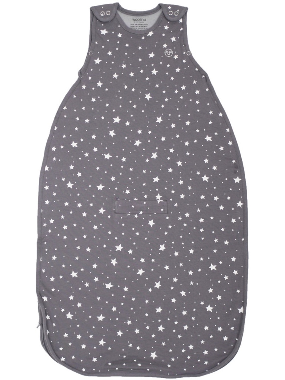 4 Season® Ultimate Baby Sleep Bag, Merino Wool & Organic Cotton, Star Gray